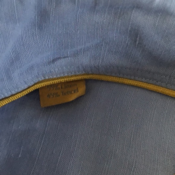 New with Tag Robert Talbott periwinkle blue linen XXL button down shirt - Picture 4 of 10